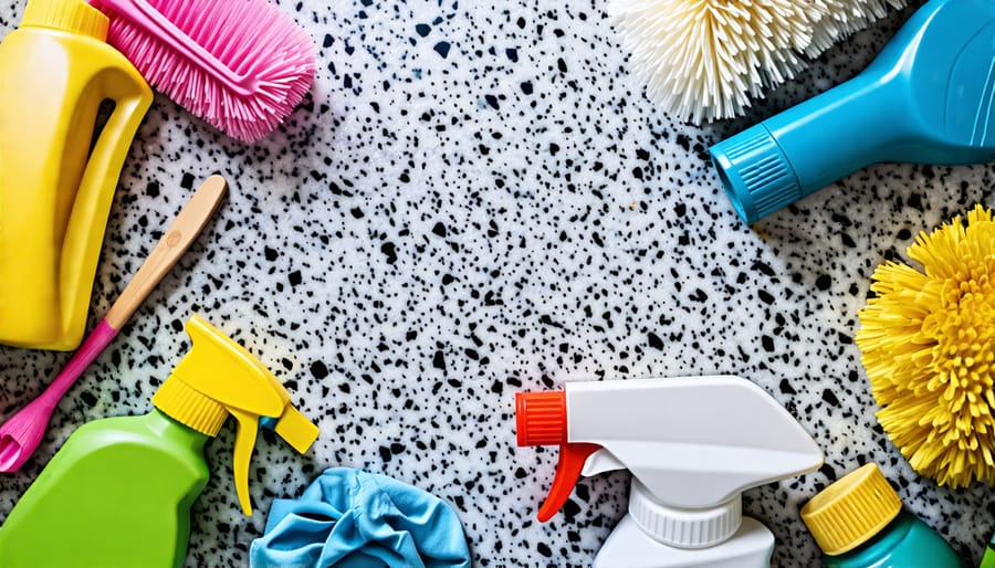 Essential cleaning supplies for maintaining granite countertops