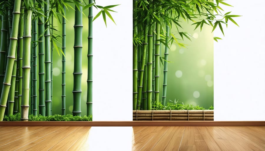 Transformation of raw bamboo into finished flooring materials
