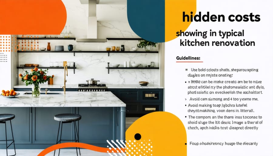Detailed breakdown of actual kitchen renovation costs versus TV show budget