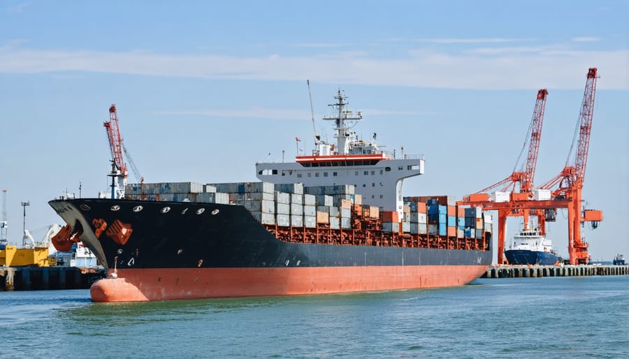 International shipping operations for natural stone transportation