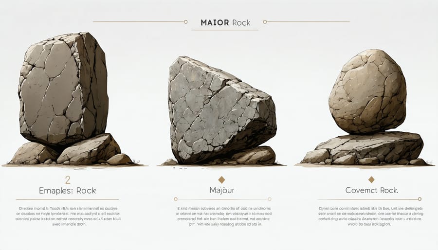 Illustrated cycle showing igneous, metamorphic, and sedimentary rock formation processes