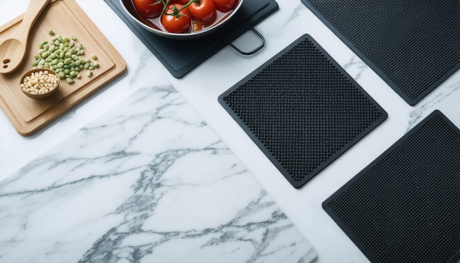 Various heat protection tools and accessories for quartz countertop protection