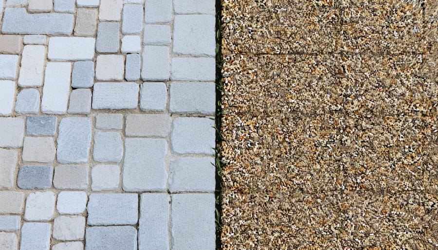Comparison of traditional loose joint sand versus polymeric sand for paving stones