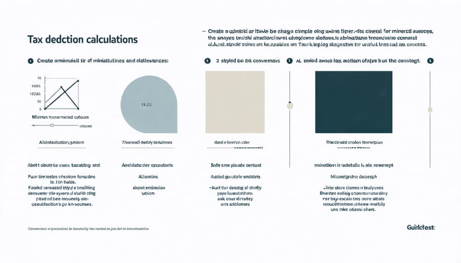 Visual representation of how mineral depletion allowances are calculated for tax purposes